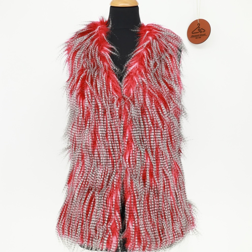UNREAL FUR Fur Play Print Vest‎